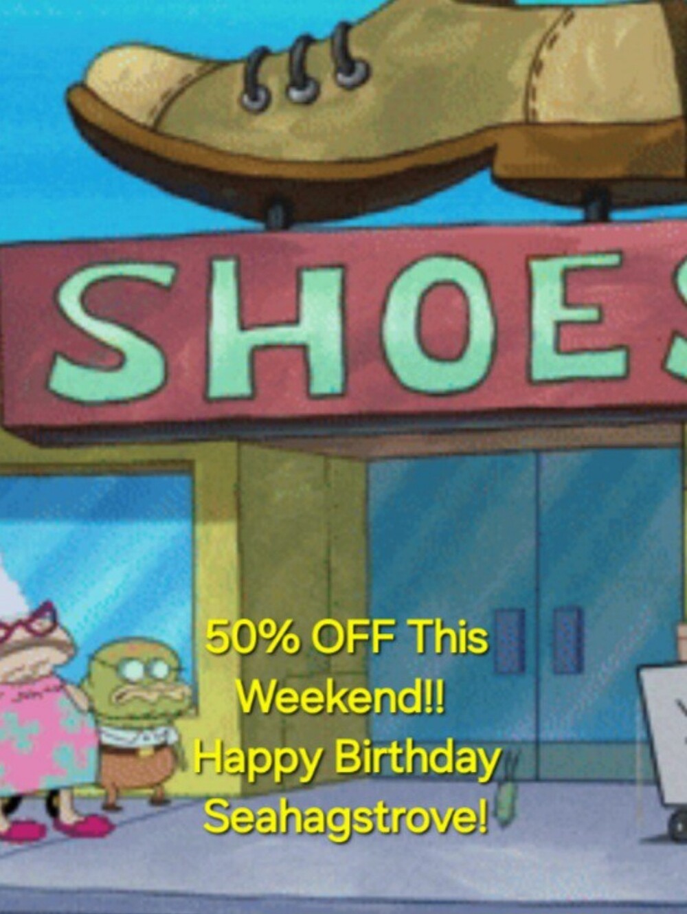 Celebrate Seahagstroves Birthday This Weekend With 50% OFF Shoe Sale!